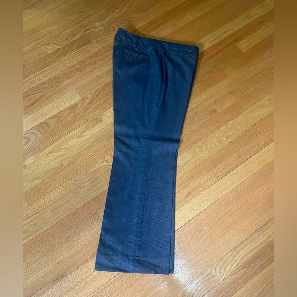 Classic Work Pant- black/grey subtle plaid